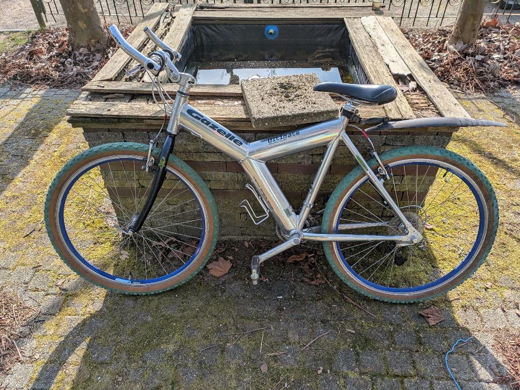 Aluminium mountainbike Gazelle, Ophalen, Gebruikt, Heren, Geen vering
