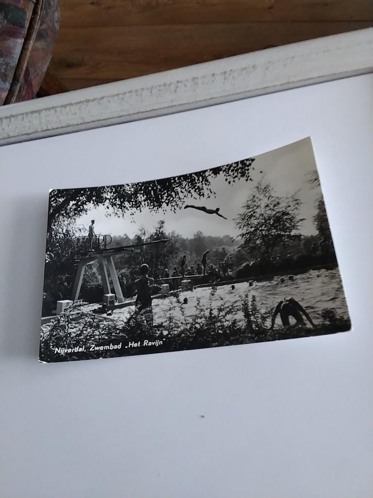 NIJVERDAL. ZWEMBAD  "HET RAVIJN"  1960, Ophalen of Verzenden, 1960 tot 1980, Gelderland