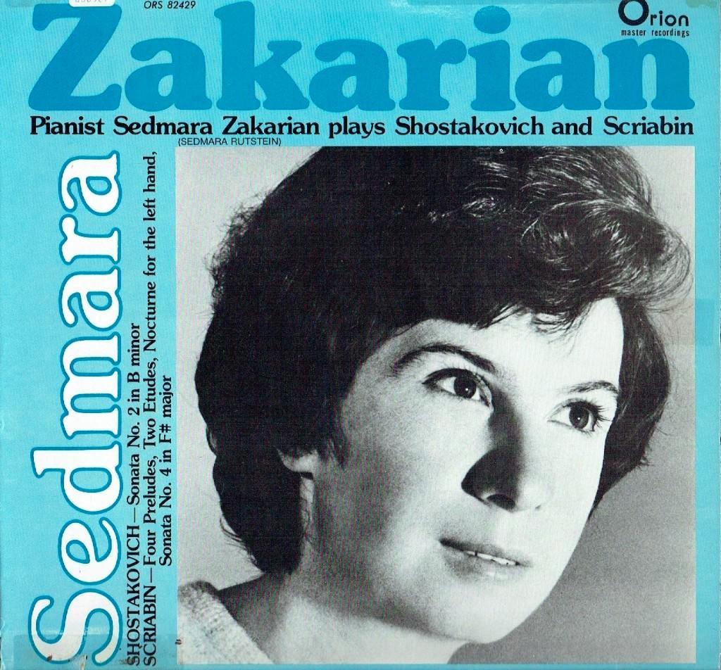 Pianist Sedmara Zakarian Plays Shostakovich And Scriabin, Kamermuziek, Verzenden, Zo goed als nieuw, 12 inch