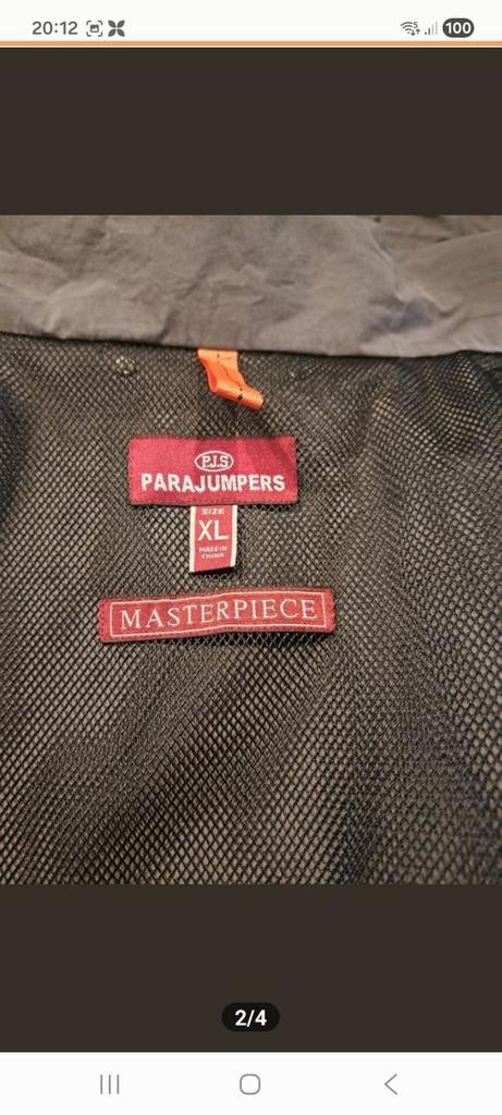 Parajumper Gobi xl 300 nieuwprijs 600, Ophalen, Zo goed als nieuw, Maat 56/58 (XL), Zwart