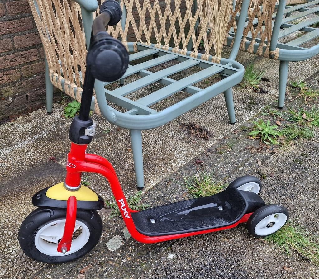 Puky step rood met drie wielen, Ophalen