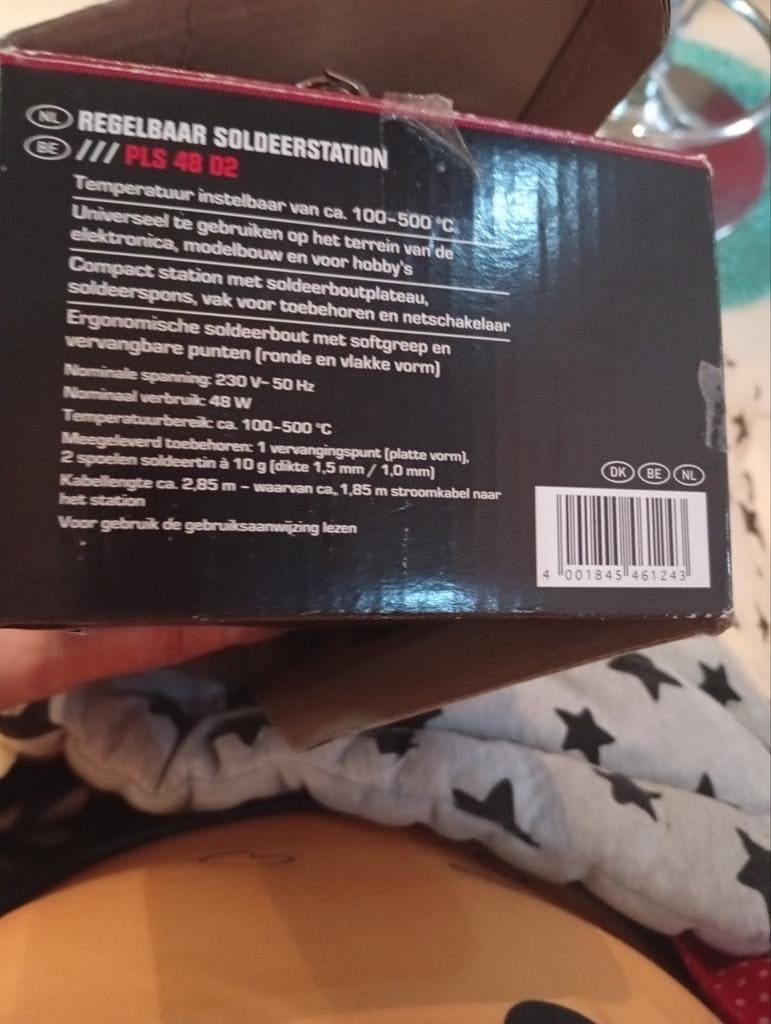 Parkside Soldeerstation PLS 48 D2 - Regelbaar Soldeerbout, Ophalen of Verzenden, Zo goed als nieuw, Minder dan 150 ampère, Elektroden