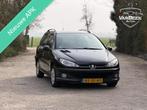 Peugeot 206 SW 1.4 Air-line 3 nwe apk airco, Voorwielaandrijving, 4 cilinders, Zwart, Origineel Nederlands
