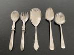 Verzilverde slacouvert en opscheplepels, Antiek en Kunst, Ophalen of Verzenden