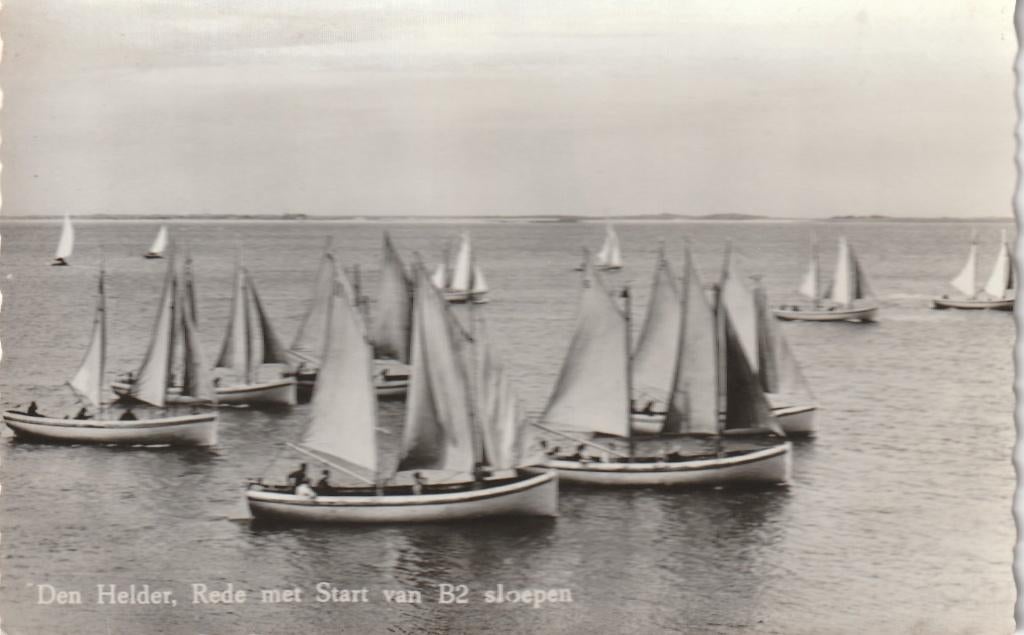 B2 Sloepen, Ophalen of Verzenden, Nieuw, Zeilboot, Kaart, Foto of Prent