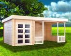 Blokhut KM6733 geimpregneerd LAATSTE MODEL, 200 tot 400 cm, Blokhut, Nieuw, Ophalen of Verzenden