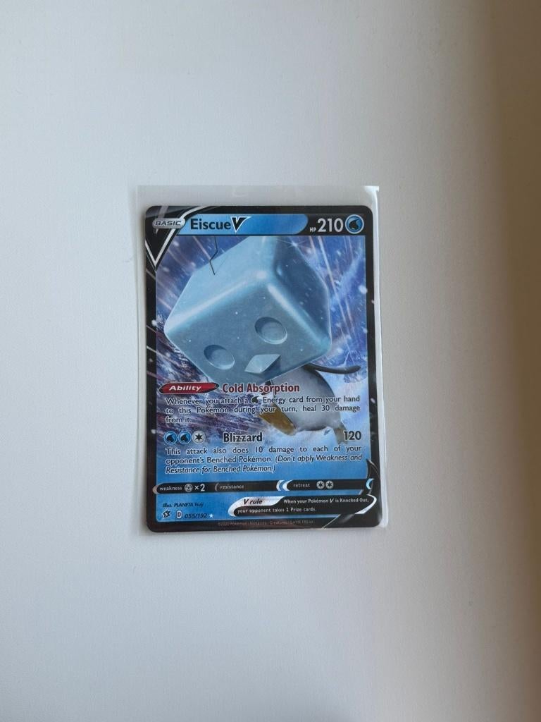 Eiscue V - 055/192 - Rebel Clash Pokémon, Verzenden, Nieuw, Losse kaart, Foil