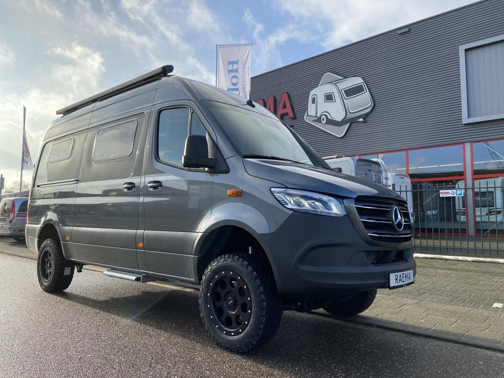 Frankia Yucon 6.0 Mercedes Sprinter 4x4, automaat buscamper, Caravans en Kamperen, Campers, Buscamper of Camperbus, Ringverwarming
