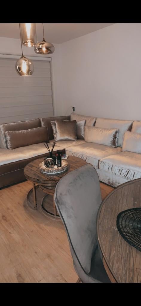 Richmond eettafel, salontafel en 4 eetstoelen, Ophalen of Verzenden