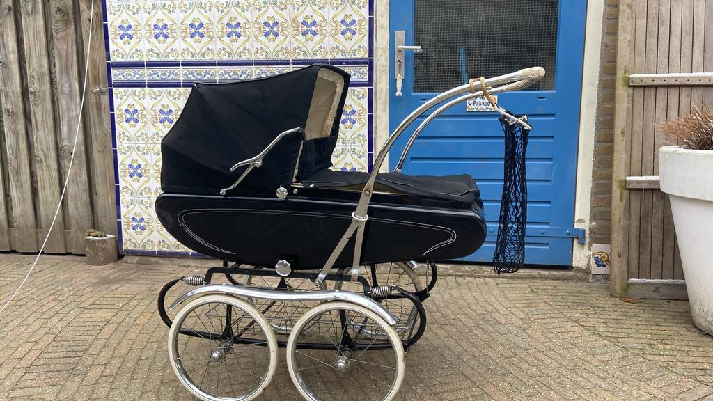 Vintage kinderwagen jaren 50, Kinderen en Baby's, Kinderwagens en Combinaties, Ophalen, Zo goed als nieuw, Overige merken