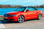 Audi A4 3.0 V6 162KW Cabrio AUT 2002 Rood | S4-look, Zwart, 1595 kg, Cabriolet, 4 stoelen