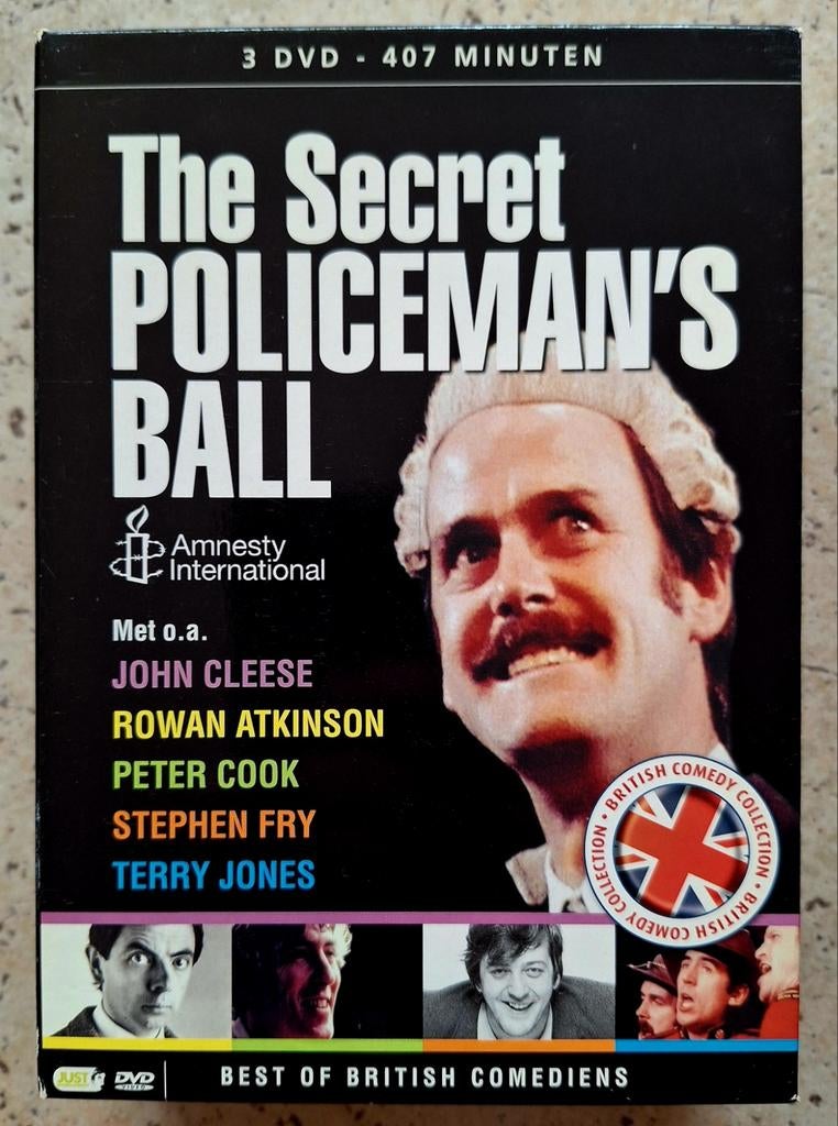 The Secret Policeman's Ball - Britse Comedy DVD Collectie, Cd's en Dvd's, Ophalen of Verzenden, Zo goed als nieuw, Komedie, Alle leeftijden