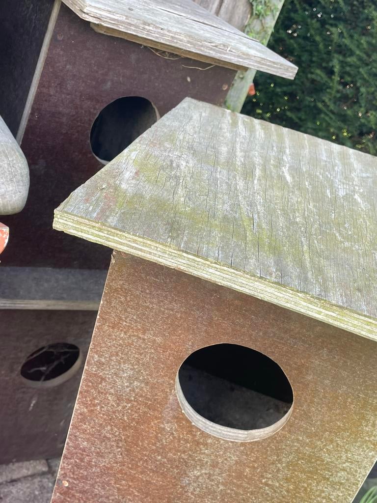 Eenden broedhokken 4 stuks, Dieren en Toebehoren, Ophalen, Gebruikt, Hout, Broedkooi of Kweekkooi