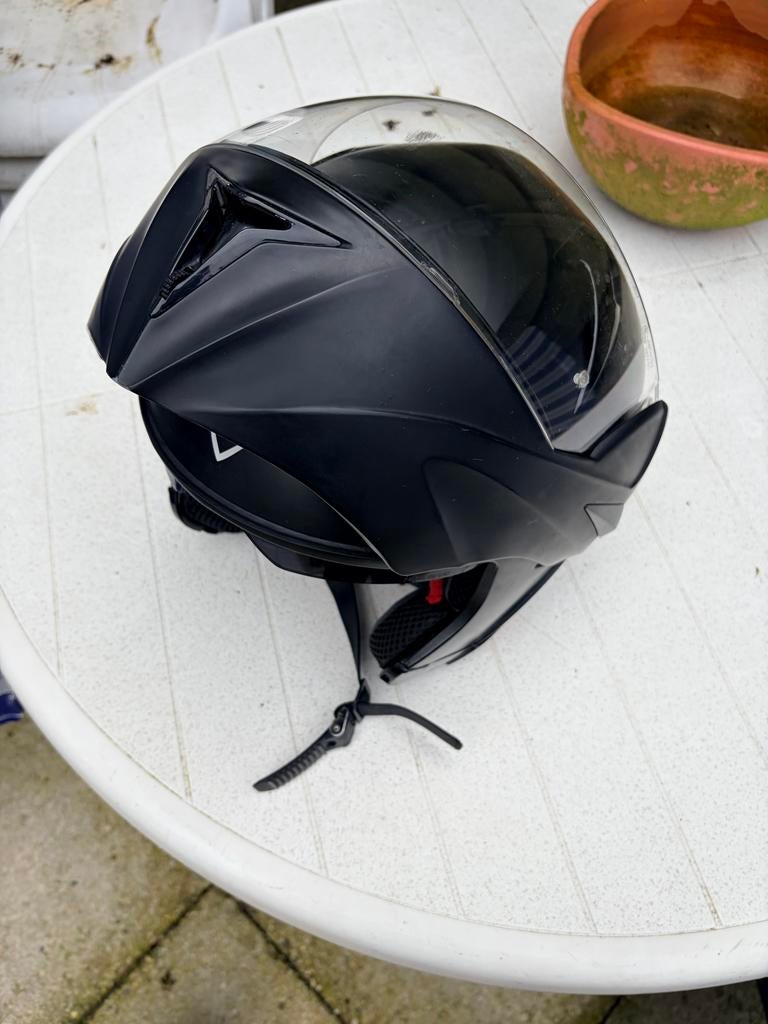 Demm Systeemhelm Zwart -L 59/60, Motoren, Kleding | Motorhelmen, Overige merken, Systeemhelm, Ophalen of Verzenden, L