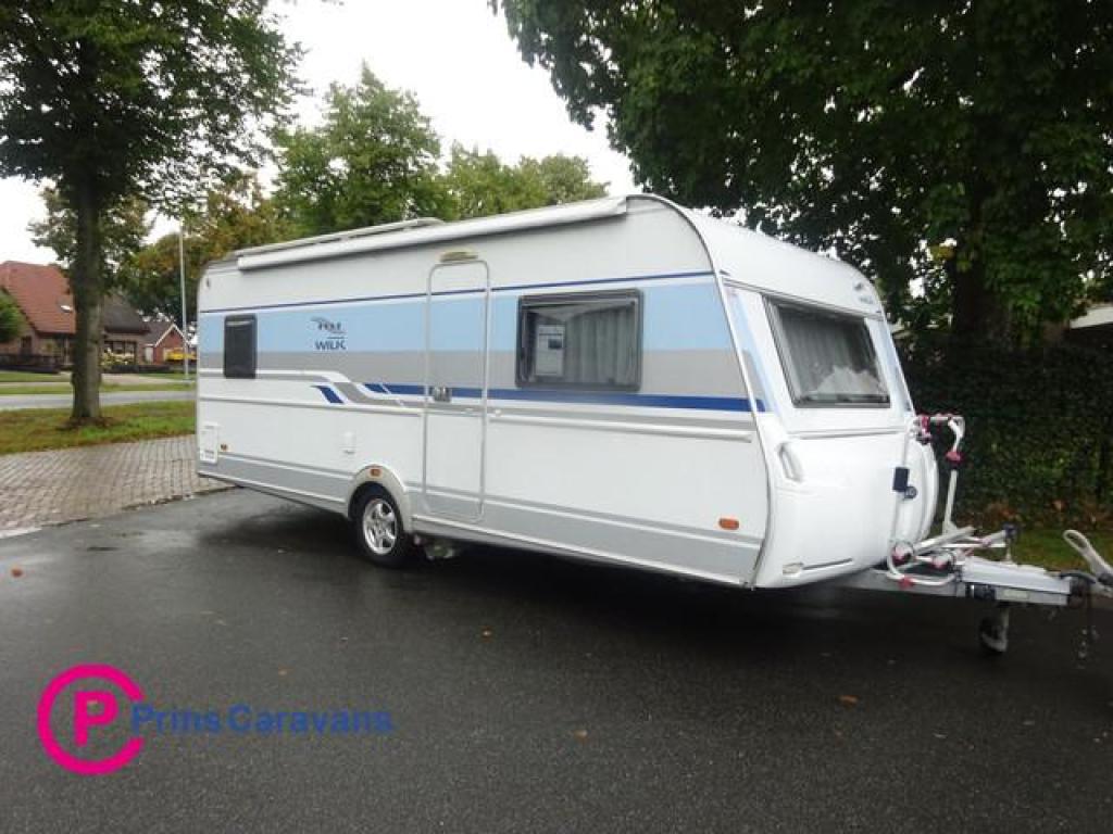 Wilk Blue star 560 HTD + Mover+Airco, Caravans en Kamperen, Caravans, Schokbreker, Bedrijf, 1250 - 1500 kg, Wilk