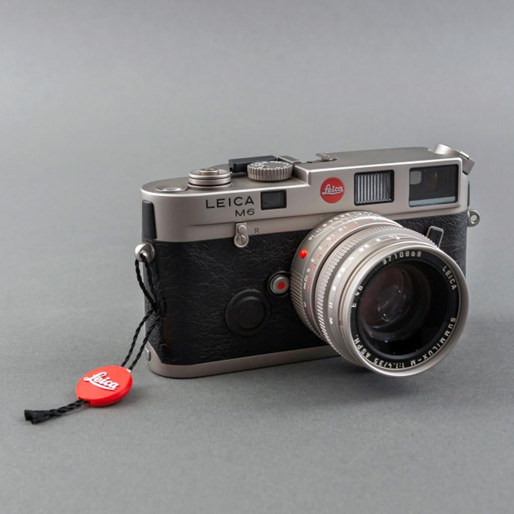 LEICA M6 Titanium met Summilux 1:1.4/35mm asph titan as NEW, Ophalen of Verzenden, Nieuw, Compact, Leica