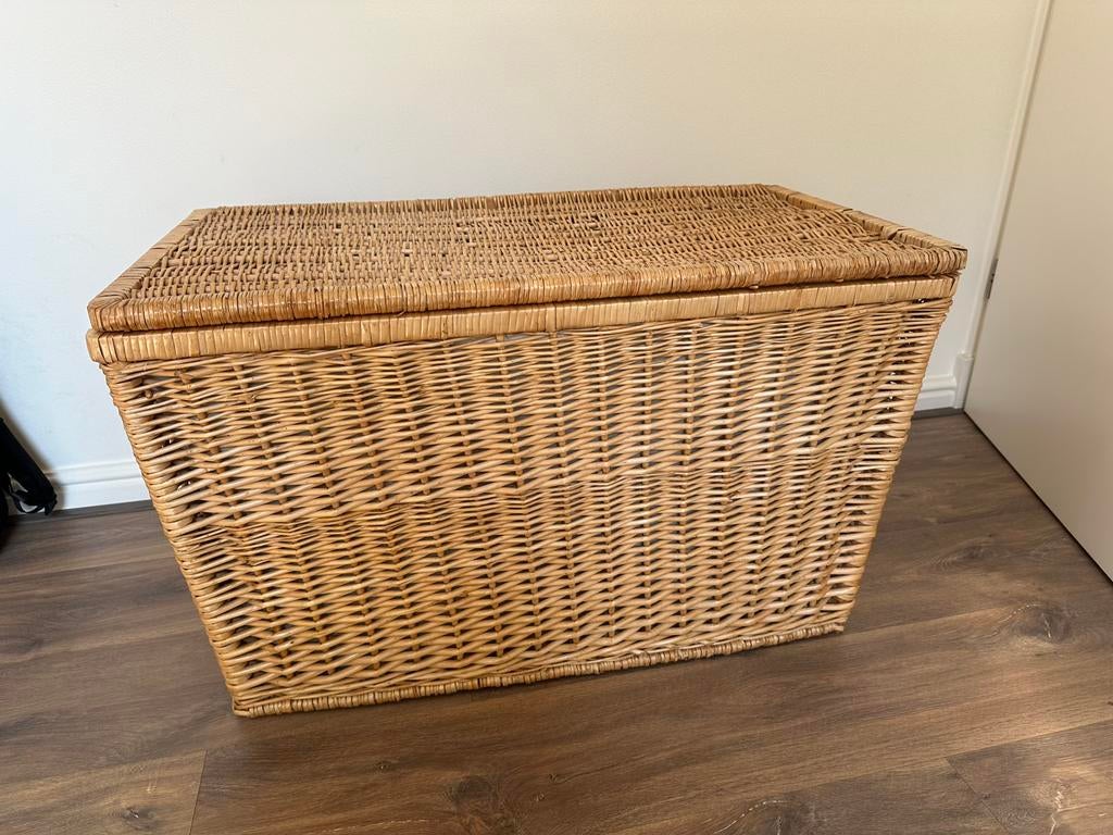 Wicker laundry basket / rieten wasmand, Ophalen, Gebruikt, Mand, Riet