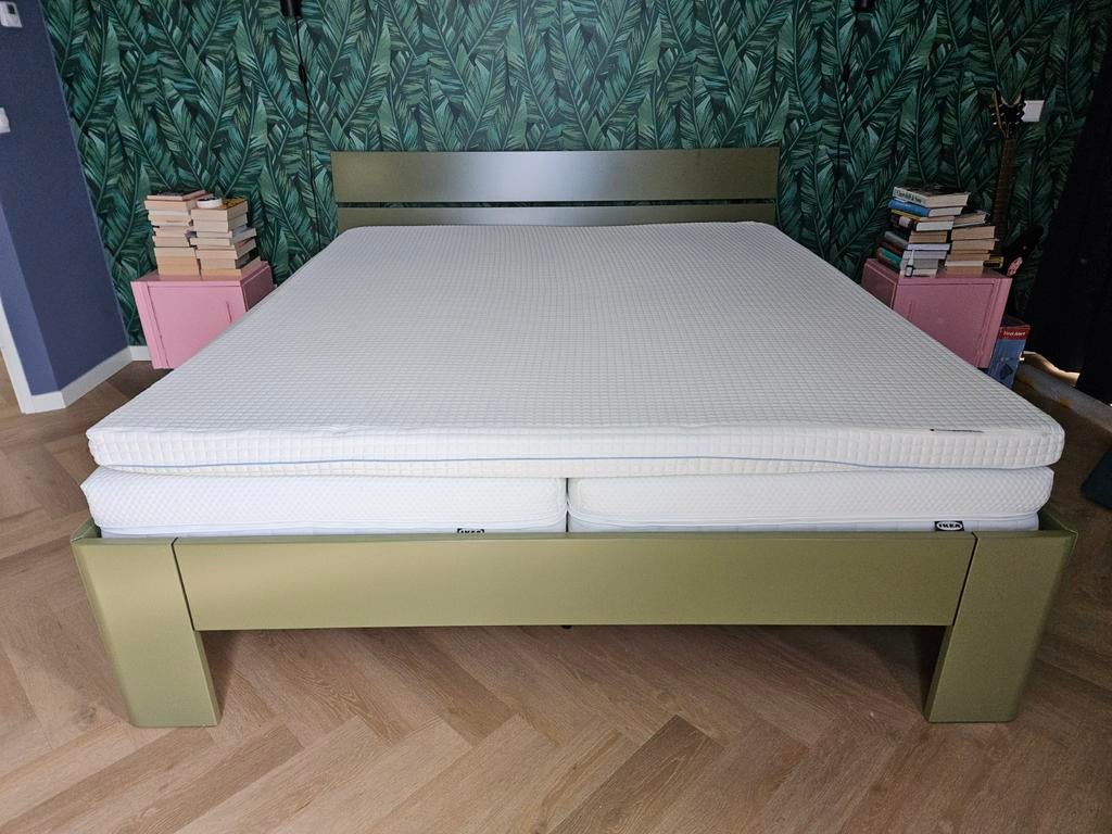 IKEA Knapstad 180x200 cm Topper Topmatras, Ophalen, Tweepersoons, Zo goed als nieuw, Matras