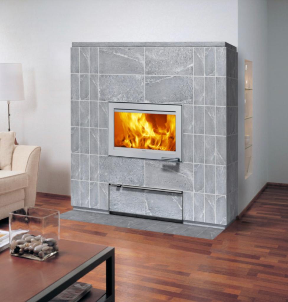 Tulikivi speksteenkachel Sonka 2260 Kilo, Ophalen, Gebruikt, Houtkachel, Vrijstaand