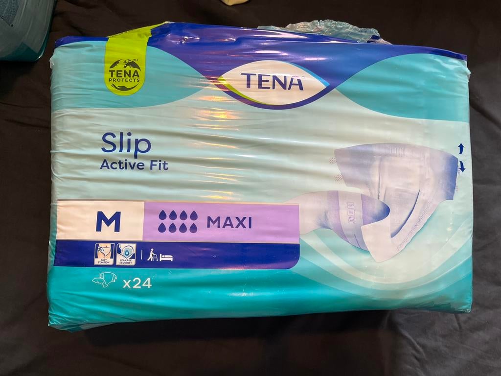 Tena slip Maxi maat M medium plastic, Ophalen of Verzenden, Nieuw