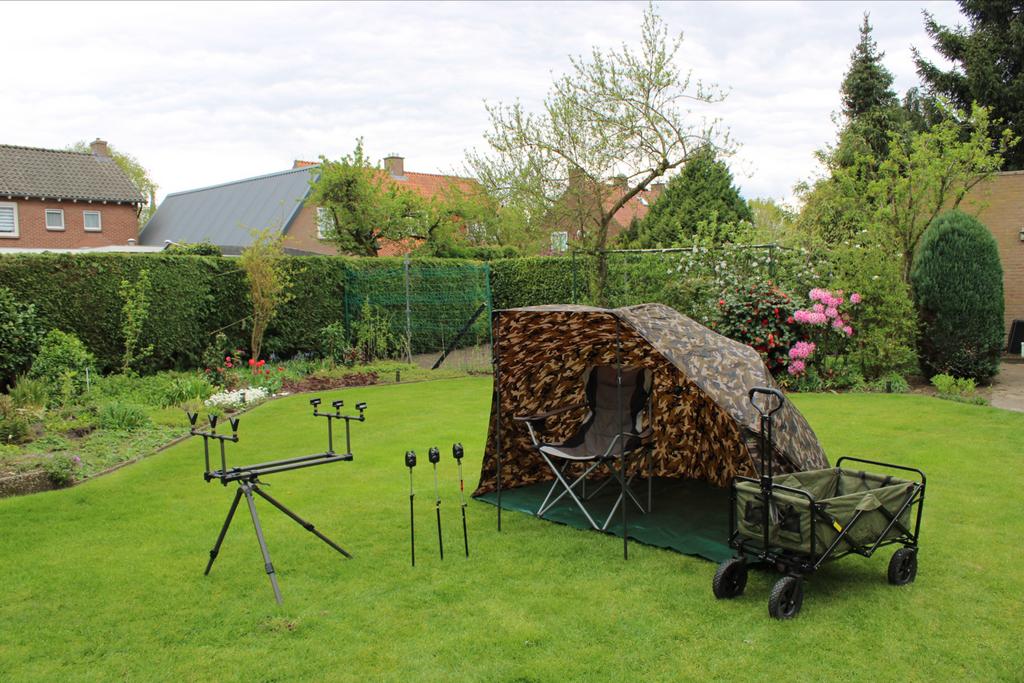 Complete set visspullen: tent, stoel, rodpod en bolderkar, Ophalen, Gebruikt, Overige typen