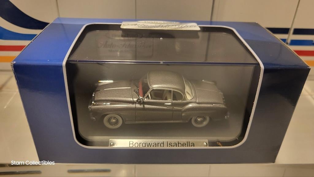 Norev Bogward Isabella Coupe Grey Metallic, Hobby en Vrije tijd, Modelauto's | 1:43, Auto, Norev, Ophalen of Verzenden, Zo goed als nieuw