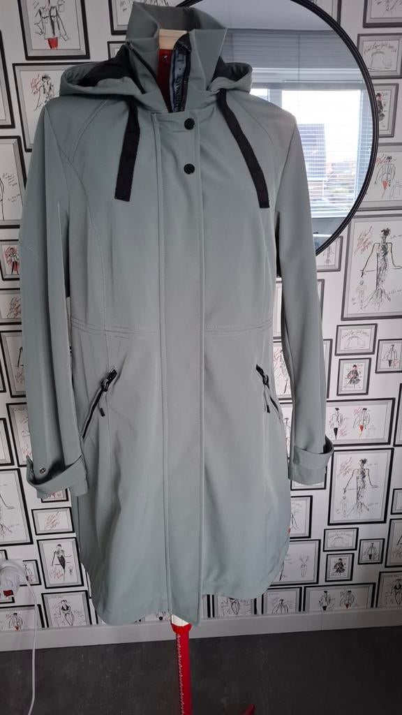 TE KOOP:District zomerjas in Pacific groen, Maat 42/44 (L), Ophalen of Verzenden, Zo goed als nieuw, District