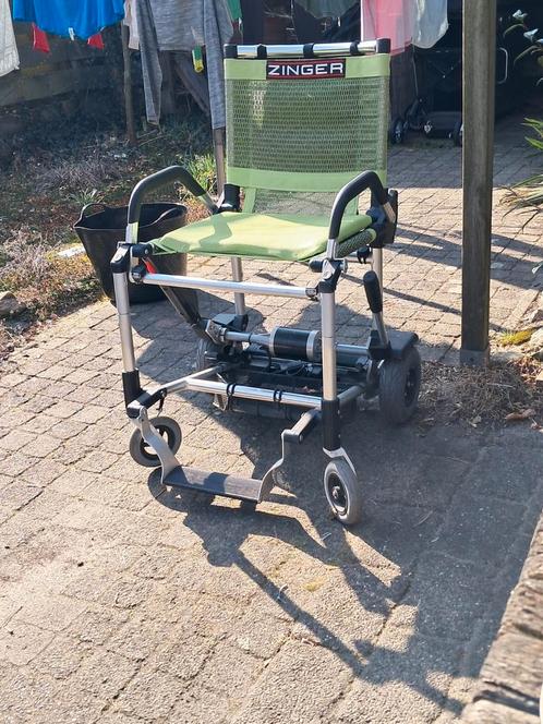 Electronische ZINGER rolsoel met nieuwe accu en banden !, Diversen, Rolstoelen, Zo goed als nieuw, Elektrische rolstoel, Ophalen of Verzenden