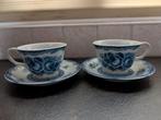 Blue Rose theekop en schotel, Antiek en Kunst, Antiek | Servies los, Ophalen of Verzenden