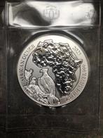 2025 Ruanda Rwanda - Martial Eagle - 1 oz silver, Postzegels en Munten, Munten | Afrika, Ophalen of Verzenden, Overige landen