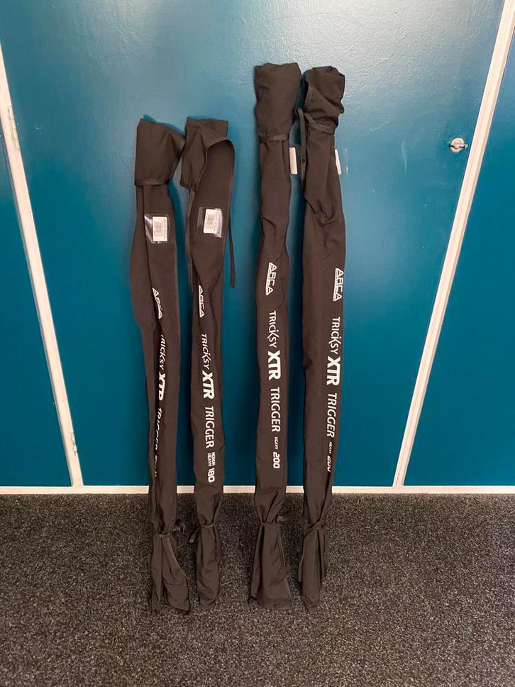 Arca Tricky XTR Trigger Reel hengels 1,8m 0-60gr 2m 0-90gr, Watersport en Boten, Hengelsport | Roofvissen, Nieuw, Werphengel, Ophalen of Verzenden