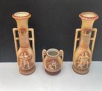 3 vazen schafer & Vater Jasperware, Antiek en Kunst, Antiek | Vazen, Ophalen of Verzenden