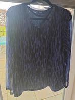 Paars met zwart C&A Blouse - 4XL, Kleding | Dames, Grote Maten, Blouse of Tuniek, Paars, Ophalen of Verzenden, Gedragen