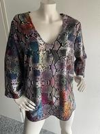 Noshua blouse met gekleurde slangen print maat L, Noshua, Overige kleuren, ., Maat 42/44 (L)