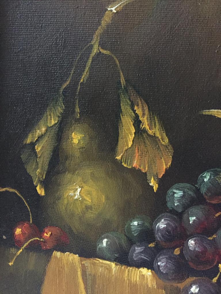 Stilleven Schilderij met Fruit en Bloemen, Antiek en Kunst, Kunst | Schilderijen | Klassiek, Ophalen