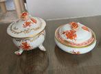 Herend Hungary potten met deksel, Antiek en Kunst, Antiek | Servies los, Ophalen of Verzenden