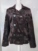 Prachtig bruin fluwelen jasje van BANDOLERA maat 42, Kleding | Dames, Bruin, Verzenden, Maat 42/44 (L), Nieuw