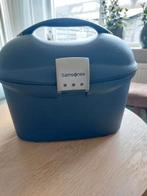 Beautycase  merk Samsonite, Ophalen, Zo goed als nieuw, Blauw