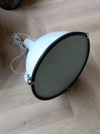 Grote grijze hanglamp, Huis en Inrichting, Lampen | Hanglampen, Ophalen, Gebruikt, Metaal, Minder dan 50 cm