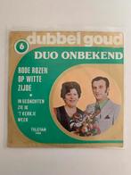 Duo Onbekend - Rode rozen op witte zijde, Cd's en Dvd's, Vinyl | Nederlandstalig, Ophalen of Verzenden, Zo goed als nieuw, Overige formaten