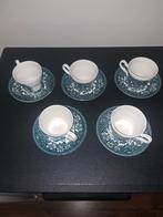 Vintage Royal Tudor Ware Kop en Schotels - 5 Stuks, Ophalen of Verzenden