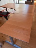 XXL Bureau – groot hoekbureau 200x160 – hoogte verstelbaar, Huis en Inrichting, Bureaus, Ophalen, In hoogte verstelbaar, Gebruikt