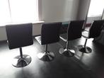 Stoelen, Ophalen, Zwart, Zo goed als nieuw, Vier