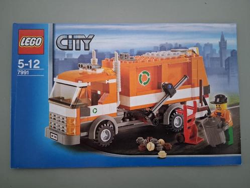 vintage LEGO vuilniswagen 7991, Kinderen en Baby's, Speelgoed | Duplo en Lego, Zo goed als nieuw, Lego, Complete set, Ophalen of Verzenden