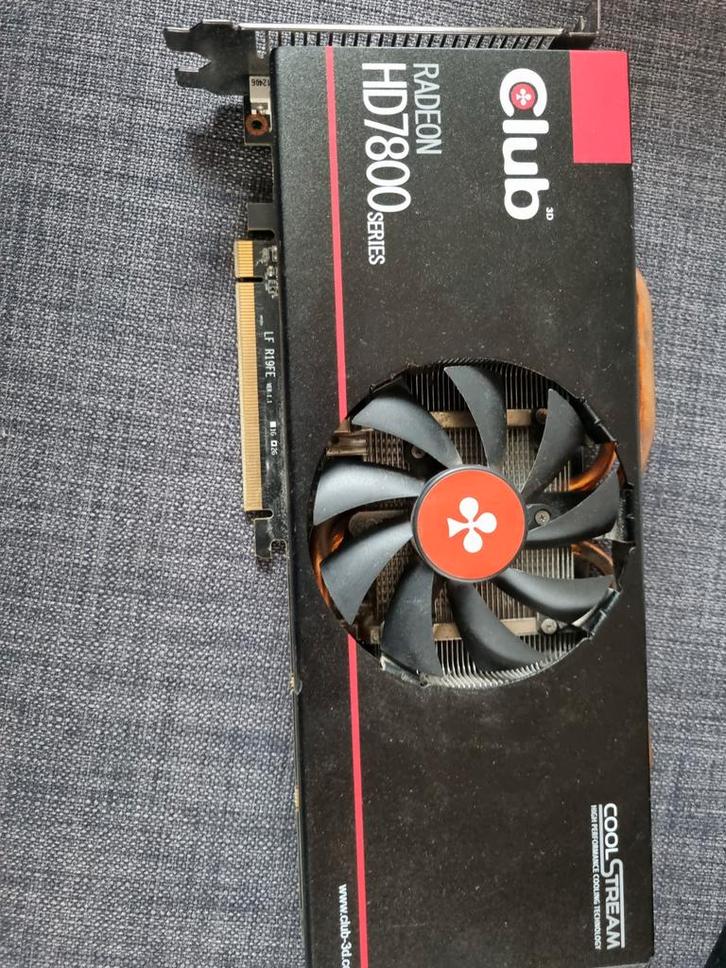 Club 3D Radeon HD 7800 CoolStream - AMD GPU, Computers en Software, Videokaarten, Gebruikt, AMD, PCI-Express 3.0, GDDR5, HDMI