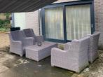 Borek tuinset met lounge stoelen, Tuin en Terras, Wicker, Stoel, Zo goed als nieuw, Ophalen