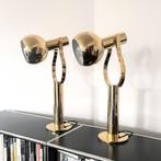 1 pair of vintage space age table lamps brass lamp STAFF 70s, Antiek en Kunst, Ophalen of Verzenden