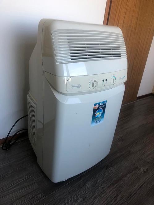 Mobile airco Delonghi, Witgoed en Apparatuur, Airco's, Zo goed als nieuw, Mobiele airco, 60 tot 100 m³, 2 snelheden, Koelen en Ontvochtigen