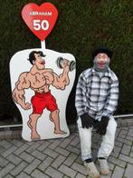 50 verjaardag Abraham gespierd en atletisch, set 3 deel., Ophalen, Zo goed als nieuw, Abraham of Sarah