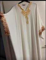 Witte Kaftan met Gouden Details, Wit, Maat 42/44 (L), Ophalen of Verzenden, Zo goed als nieuw